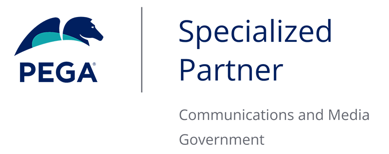 Pega Partnership logo - Communication and media government